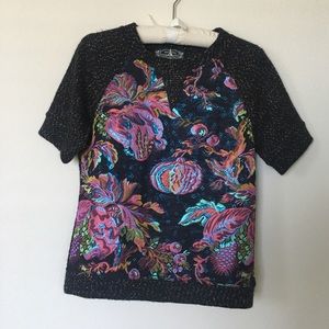 ANTHROPOLOGIE Brocade Top